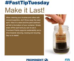 #FastTipTuesday: Re-use Mineral Turpentine