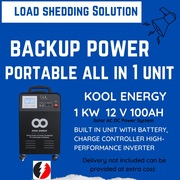 Backup Power Portable Kool Energy 1kW 12V Inverter