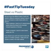#FastTipTuesday: Steel vs Plastic Paint Containers