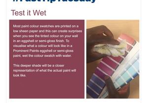 #FastTipTuesday: Wet the Colour Swatch