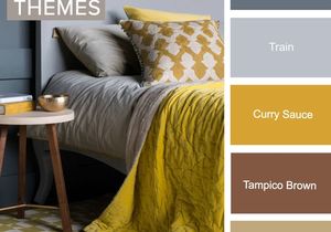 Prominent Paints: Welcoming Palette of Blue-Greys and Golds
