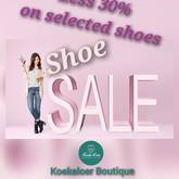 30% discount on selected shoes - Koekeloer Boutique Gansbaai - Xplorio™ Gansbaai