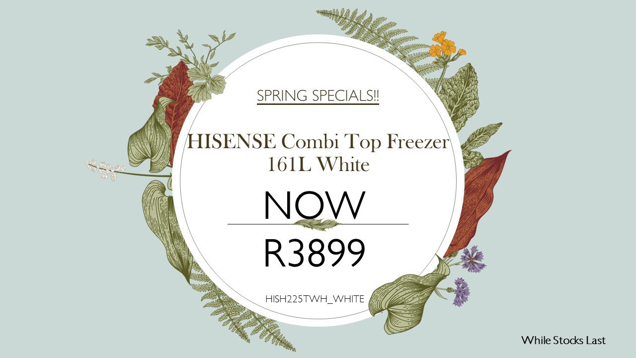 Hisense Combi Top Freezer 161L Special House of Carpets, Furniture