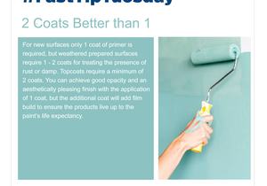 #FastTipTuesday: 2 Coats Better Than 1