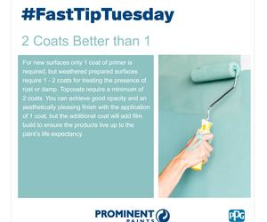 #FastTipTuesday: 2 Coats Better Than 1