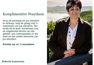 Komplimentêre Waardasie / Complimentary Valuation by Delecia Louwrens