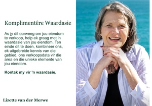 Komplimentêre Waardasie / Complimentary Valuation by Lizette