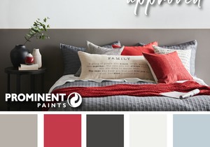 Prominent Paints: Select Matt (Red and Grey Palette)