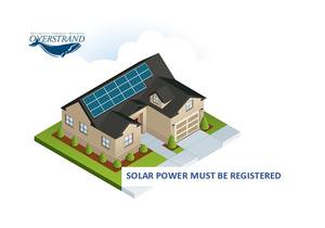 Solar energy must be registered