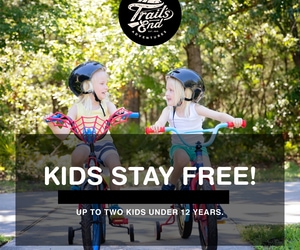 Kids Stay Free at Trails End Bike Hotel throughout 2022!