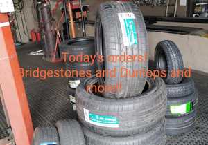 Bridgestone and Dunlop Tyres