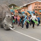 Rhino -  Barrydale Giant Puppet Parade - Xplorio™ Barrydale