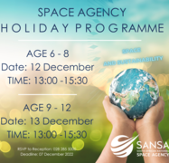 12 + 13 December 2022: Space Agency Holiday Programme