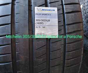 Michelin 305/30ZR20 Tyres for Porsche