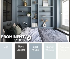 Prominent Paints: Blue Greys Paint Colours