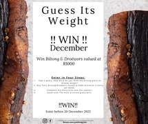 Guess the Weight to WIN!