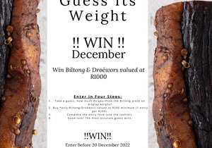 Guess the Weight to WIN!