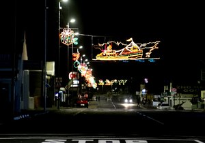 Gansbaai Christmas Street Lights Switch-on