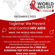 Free HIV Self-Screening Test Kit