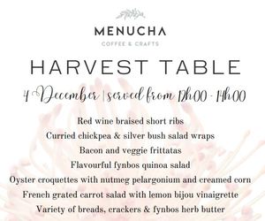 4 December 2022: Harvest Table