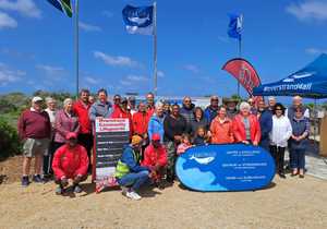 Opening of Blue Flag Beach - Castle Beach in Pearly Beach