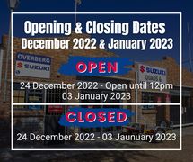 Opening and Closing Dates: December 2022 and January 2023