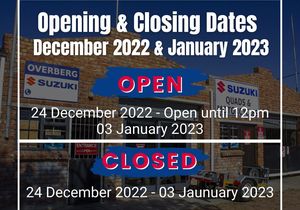 Opening and Closing Dates: December 2022 and January 2023