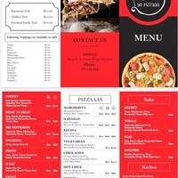 Menu 1 - Yo Pizzaaa - Xplorio™ Gansbaai