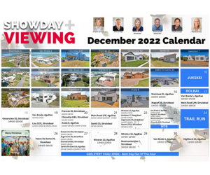 December 2022 Calendar: Showday + Viewing
