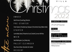 24, 25 and 26 December 2022: Christmas Dinner