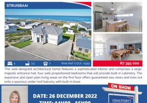 Show House in Struisbaai 26 December 2022 (R7,395,000)