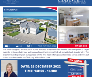 Show House in Struisbaai 26 December 2022 (R7,395,000)