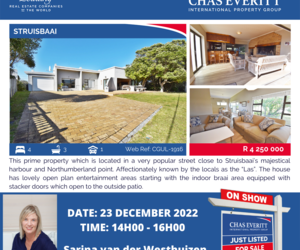 Show House in Struisbaai 23 December 2022 (R4,250,000)