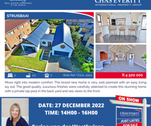 Show House in Struisbaai 27 December 2022 (R4,500,00)