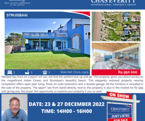 Show House in Struisbaai 23 + 27 December 2022 (R4,950,000)