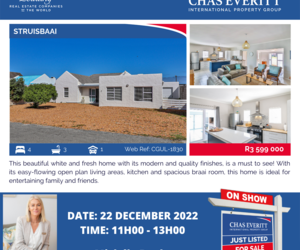 Show House in Struisbaai 22 December 2022 (R3,599,000)
