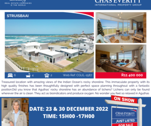 Show House in Struisbaai 23 + 30 December 2022 (R11,400,000)
